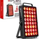 Red Light Therapy Panel, Clinical Grade Dual Chip with Near-Infrared Light 850nm 940nm 660nm 630nm High Power Panel for Pain Relief, Body, Face, Skin Health, Improve Sleep (BN-40)