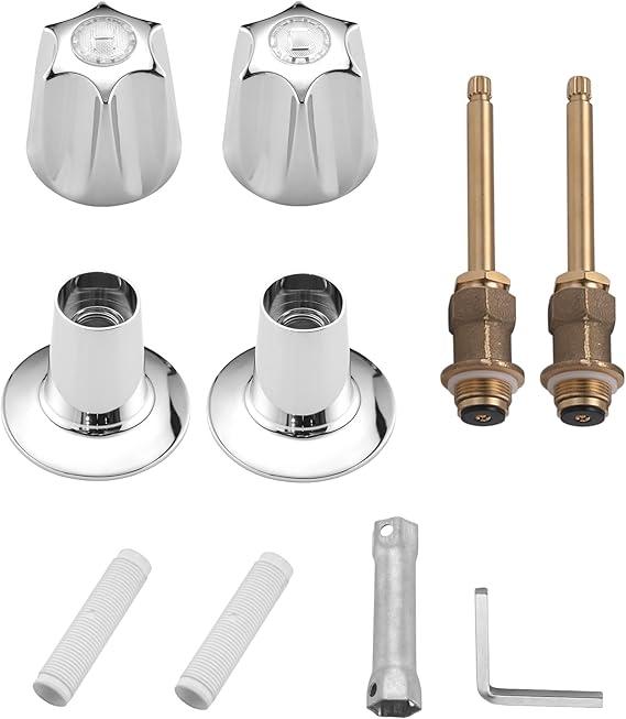 Ultrimkit Bathtub& Shower 2Handle Remodel/Rebuild Trim Kit Replacement for Price Pfister Verve, Chrome