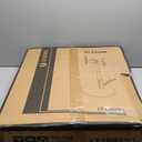 Floor Mobile TV Stand with Power Outlet, Rolling TV Cart for 27-65 Inch OLED LED Monitors, 6 Levels of Height Adjustment, Ambient Lighting on The Bottom Wheels Holds up to 88lbs, 400x400mm (White)