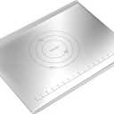 Stainless Steel Cutting Board with Double Lip,Large Metal Chopping Board, 20"L x 15"W
