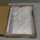 Clear Display Case Compatible with Labubu 15/17cm Doll Clothes & Accessories, Includes 10 Hangers, 1 Rod & 2 Supports, Stackable Doll Wardrobe Acrylic Organizer Shelf