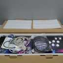 Newly Upgrade 3D Arcade Games Console with 256G Built-in 30000+ Classic Games, 20+ Simulators, WiFi Download Game, Retro Arcade Machine for 4K TV & Projector & PC, Supports 1-4 Players