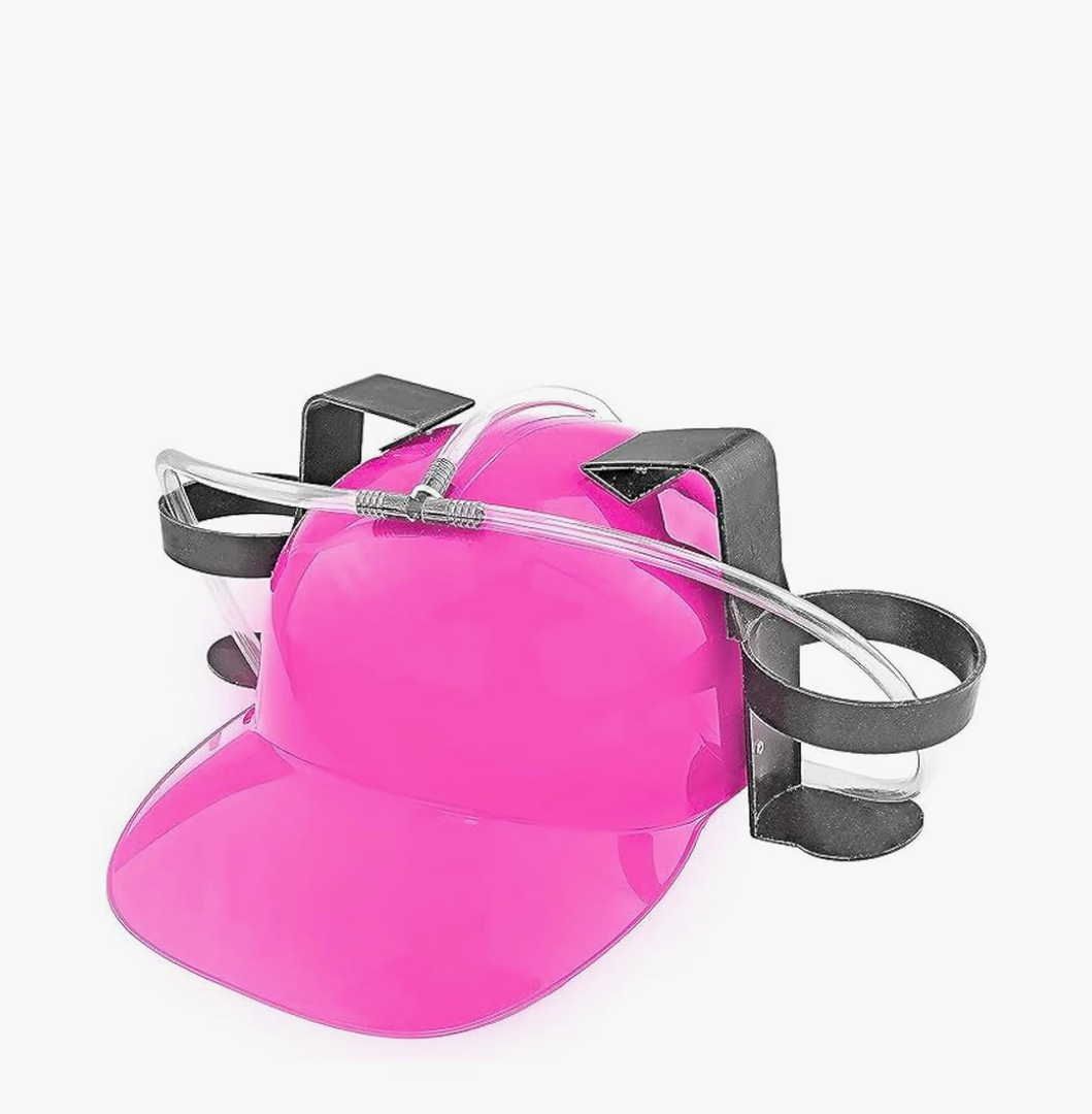 Ekkhysis Beer Hat,Funny Hat for Drinking Soda,beer helmet,drinking accessories Gifts for man
