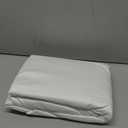 Thread Spread 100% Cotton Queen Fitted Sheet Only - 600 Thread Count Cotton Fitted Sheet Queen, Luxuriously Soft, Durable, Cooling 16" Deep Pocket Sateen Weave Bottom, Luxury Hotel Quality - White