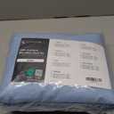 LuxClub 4 PC King Sheet Set, Breathable Luxury Bed Sheets, Deep Pockets 18" Wrinkle Free Cooling Bed Sheets Machine Washable Hotel Bedding Silky Soft - Sky King