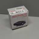 Portable 12v Heater, 200W Fast Heating Fan, Plug into Cigarette Lighter 360 Degree Rotation for Car Windshield, Defroster Defogger Car Heater, Balck