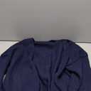 PRETTYGARDEN Womens Oversized Cardigan Sweaters 2026 Fall Long Lantern Sleeve Knit Open Front Lightweight Sweater (Small, Navy)