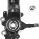Front Right/Passenger Side Wheel Hub Bearing & Steering Knuckle Assembly for Ford Focus 2012 2013 2014 2015 2016 2017 2018, 2.0L FWD, Preassembled (BR935006LK)