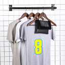 Gisafai 2 Pieces Gridwall Accessories U Shaped Hangrail 24 Inch Hanging Hangrail Metal Wire Gridwall Display Rack Round Tube Hanger Grid Wall Bracket for Retail Display Panel Home Use (Black)