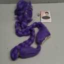 morvally Womens 47 Inches Purple Long Braided Ponytail Wig - Anime Cosplay Wigs for Women Halloween Costume Party (Purple, Adults) (Adult (Single Unit))