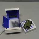 WUBEN G5 Rechargeable EDC Flashlight, Powerful RGB Flashights, 400 Lumens Portable Flat Mini Flashlights, Waterproof Multi-Mode Magnetic Small Keychain Flashlight for Camping, Emergency (Green)