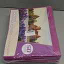 Zzrywuty 50 Packs Heavy Duty Rose Purple 2 Pocket Folders with Business Card Slot, Holds 100 Sheets Fits Letter Size File Folder Presentation Folder for School, Office, Home