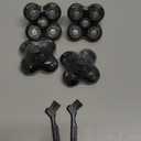 4PCS Shaver Replacement Blades for Head Shaver, 5 Blades Shaver Heads for Bald Men, Head and Face Electric Razor Shaver Heads, 2 Cleaning Brush