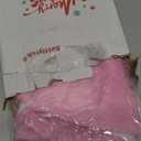 Sattiyrch Small Christmas Tree Skirt 18in, Faux Fur Pink Xmas Small Tabletop Christmas Tree Skirt (Pink Faux Fur, 18in)