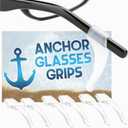 3 Pack - Sunglasses Retainer Anti-Slip Glasses Grip Ear Hook Eyeglasses Anti-Slip Temple Tip Glasses Holder (Clear)