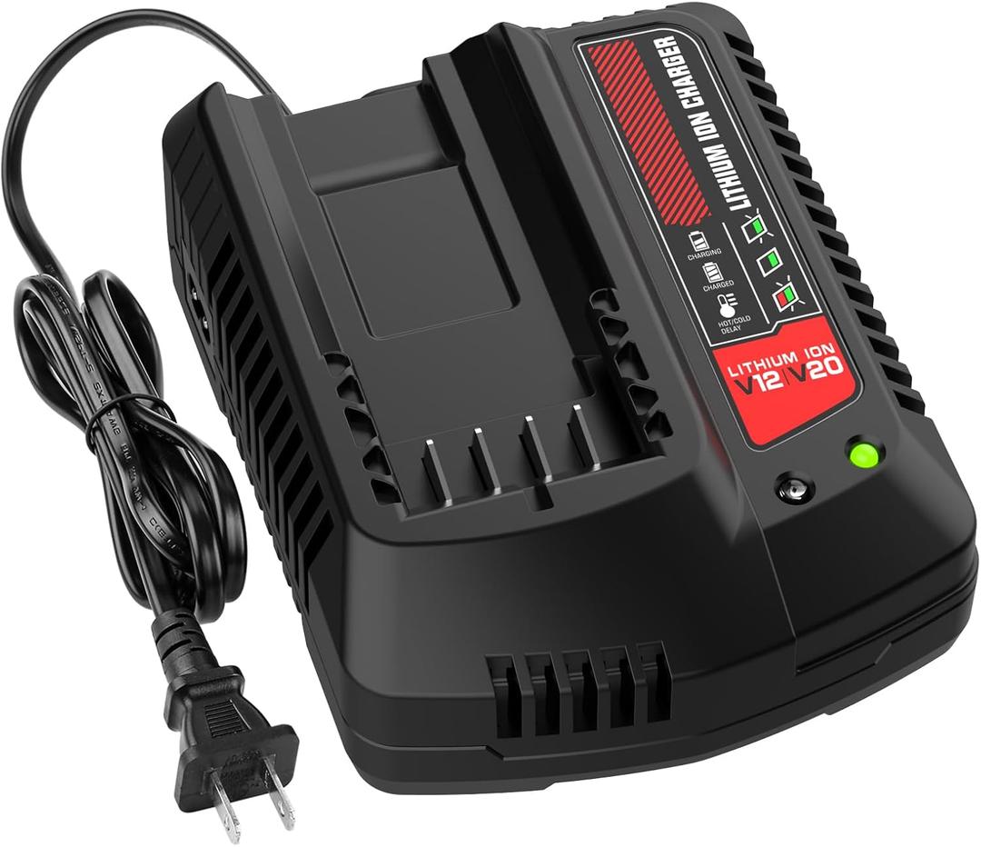 Powilling CMCB104 Replace for Craftsman V20 Battery Charger, Compatible with Craftsman 20V Max Lithium Battery CMCB202 CMCB204 CMCB201 CMCB206 CMCB209