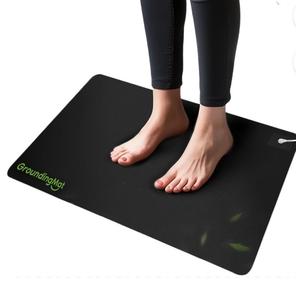 Grounding Mat for Sleep, Energy, Pain Relief, Inflammation, Balance, Wellness, Earth Connection Therapy for Indoor Grounding at Home, Office, or Work 16"x24"