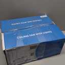 52" Ceiling Fans with Lights, Low Profile Ceiling Fan with Light and Remote/APP Control, Flush Mount Ceiling Fan with 6 Reversible Fan Blades, 3CCT, Dimmable, Quiet Motor for Bedroom Black