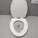 Bemis 1500EC 390 Lift-Off Wood Elongated Toilet Seat, Cotton White (Pack of 1)