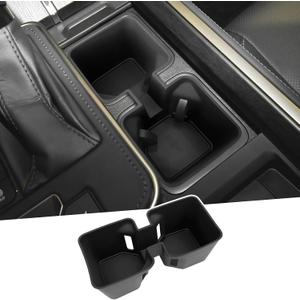 Cup Holder for 2024 2025 Lexus GX550 Center Console Cup Holder Insert Silicone Cupholder Coaster Liner for 24 25 GX 550 Interior Accessories Black