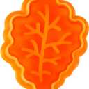 R&M Fall Leaves Collection Pastry & Cookie Cutter set of 4. Assorted Colors and Designs, Leaves, Autumn, Acorn. 2 Inches Assorted Plastic Cookie Cutters