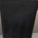 Winco Slender Trash Can, 23-Gallon, Black