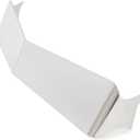 ALMULOO Drop Visor 13" x 10"for Peterbilt 377 378 379 335 386 388 389 Flat Top & Ultra Cab, 304 Stainless Steel Sun Shade Visor