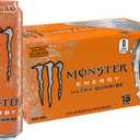 Monster Energy Ultra Sunrise, Sugar Free Energy Drink, 16 Fl Oz (Pack of 15)