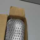 10 Pack Gutter Downspout Guards 3.5 Inch Adjustable Aluminium Filter Strainer, Expandable Gutter Strainer for Preventing Blockage Leaves Debris Drain Net Cover Gardening Tools