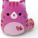 Squishmallows 2026 Original 8-Inch Valentine Squad Plush - Collectible Soft & Squishy Mini Stuffed Animal Toy - Add to Your Squad - Gift for Kids, Girls & Boys (Harrell The Cat)