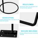 Helmet Holder 6 PCS Wall Mounted Metal Helmet Hanger, Multifunctional Ball Holder Rack for Jacket, Coats, Helmets, Hats, Wigs, Basketball, Volleyball, Football, Riding Jackets, Coats