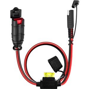1FT SAE Extension Cord for NOCO Genius Smart Battery Chargers, GC009 X-Connect sae adapter with 20A Fuse Waterproof Plug, 14AWG Heavy Duty SAE Connector Cable for Motorcycle/ATV/UTV/Auto