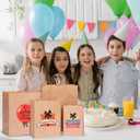 OUTUXED 40pcs Paper Bags with Handles Brown Kraft Paper Bags Assorted Sizes (8/10/12.6/16 Inches) Bulk for Gift, Business, Retail, Shopping, Party Favor