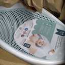 Angelcare Baby Bath Support (Aqua) | Ideal for Babies Less Than 6 Months Old