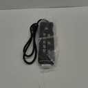 GE 8-Outlet 4ft. Surge Protector With Coaxial, Black