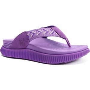 KuaiLu Womens Fashion Orthotic Flip Flops Ladies Athletic Thick Cushion Recovery Thong Sandals Slip On Memory Foam Walking Sandles With Comfortable Plantar Fasciitis Arch Support