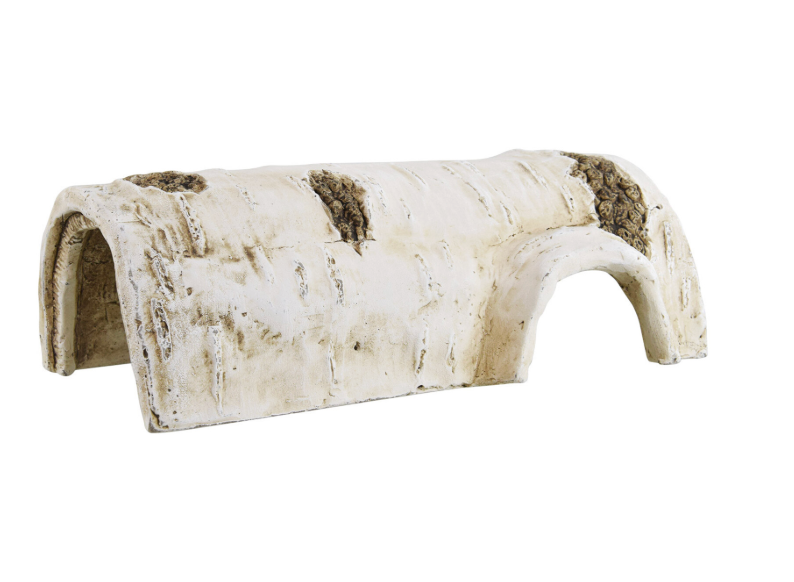 Reptile Treasures, Ceramic Bark Hide - Large, 6.5"D x 7"W x 5.5"H