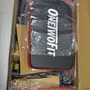 OneTwoFit Multifunctional Wall Mounted Pull Up Bar Chin Up bar Dip Station for Indoor Home Gym Workout, Power Tower Set Training Equipment Fitness Dip Stand Supports to 440 Lbs OT126 (Red)