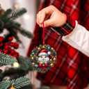 5 x Hamster Christmas Ornaments, Hamster Gifts for Men Women, Hamster Custom Shape Wooden Ornament, Cute Animal Gift for Hamster Lovers on Birthday Xmas Holiday, Hamster Ornaments for Tree Decor