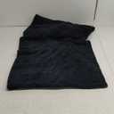 Exclusivo Mezcla Fleece Throw Blanket Extra Large, Super Soft and Warm Blankets for Couch, Sofa and Bed Waffle Textured, Cozy, Fuzzy and Lightweight (Black, 50x70 Inches)