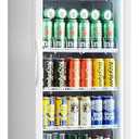 BODEGA BODEGACOOLER Commercial Beverage Refrigerator with Glass Door,12.5 Cu.Ft Drink Refrigerator,Upright Large Display Merchandiser Beverage Bar Cooler Hold Beer,Soda Drinks,Wine with LED Light Box