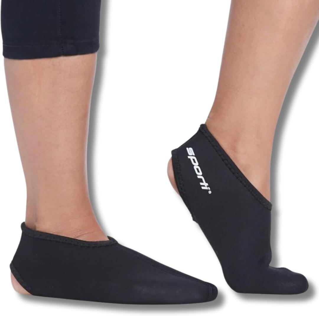 Sporti 2.5mm Neoprene Bodyboard Fin Socks (Large, Black)