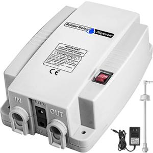 VEVOR Bottled Water Dispenser Pump System, 5 Gallon Dispensing System, Automatic Electric Water Dispenser, Single Inlet Water Jug Pump, Compatible Use with Coffee/Tea Machine, Refrigerator, Ice Maker