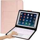 eoso TouchPad Keyboard case for 9",9.7",10.1",10.2",10.5",10.9",11" Tablets,2-in-1 Bluetooth Wireless Keyboard with Touchpad,7 Colors Backlit & Leather Folio Cover