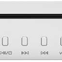 SMSL PL150 CD Player,Compatible with Standard CD,MP3 CD.Supports RCA,3.5mm+4.4mm Headphones,Optical,Coaxial Output Interface,CS43198 DAC Chip,Auitable for Laptops and Computers and Car (Silvery)