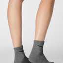 Nike Unisex Adult Everyday Cushioned Training Ankle Socks (6 Pairs) (Gray)