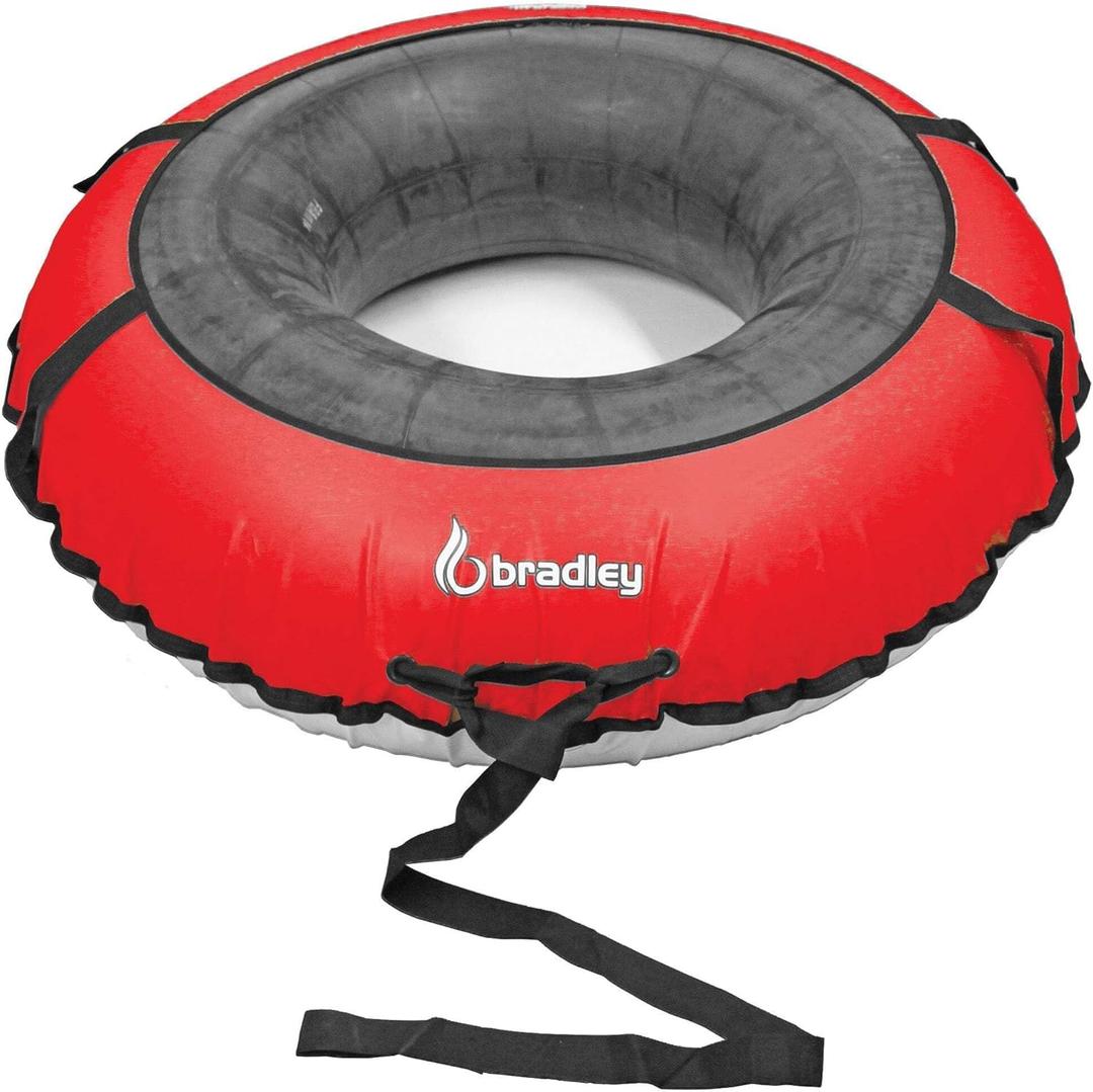 Bradley Colossal 60" Snow Tube with Slick, Heavy-Duty Bottom for Fast Sledding  Large Rubber Truck Tire Tube with Cover, 4 Handles, Patented Tow Strap and Made in USA