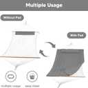 SUNCREAT 15 FT Hammocks for Outside, Two Person Hammock for Patio, Garden, Porch, Outdoor, Light Gray