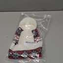 Lanyarco White Red Christmas Cat Sweater, Ugly Vintage Reindeer Pet Chihuahua Christmas Sweater, Holiday Festive Clothes for Cat Puppy, X-Small (XS) Size Back 9"