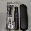 Philips Sonicare ProtectiveClean 5300 Rechargeable Electric Toothbrush, with Pressure Sensor, 3 Cleaning Modes, SmarTimer and QuadPacer, with 2 Bonus Brush Heads, Travel Case, Black, Model HX6423/34